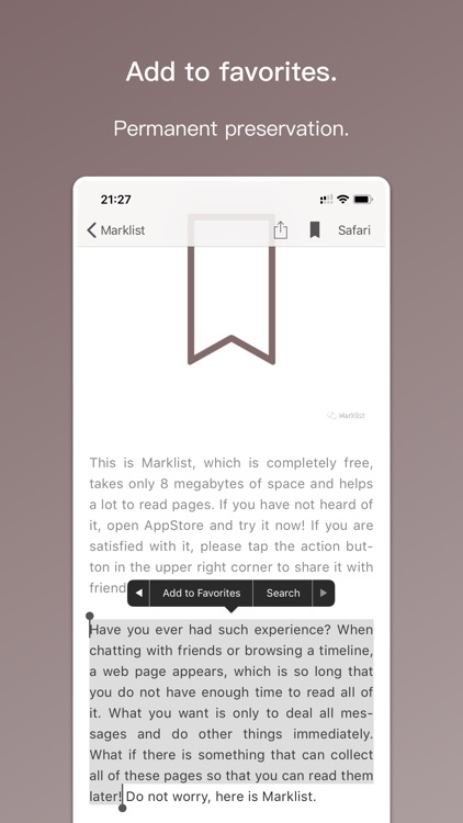Marklist - Manage Later Things screenshot-6