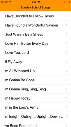 Sunday School Songs iPhone image 1