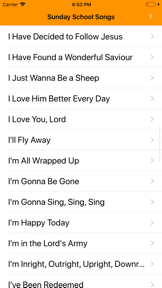 Sunday School Songs screenshot