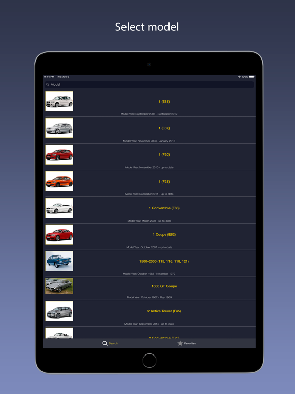 Screenshot #1 for AutoParts for BMW cars