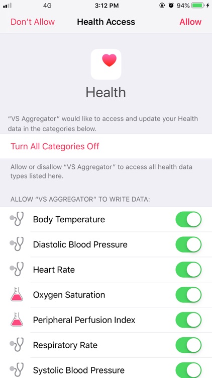 Vital Signs Aggregator