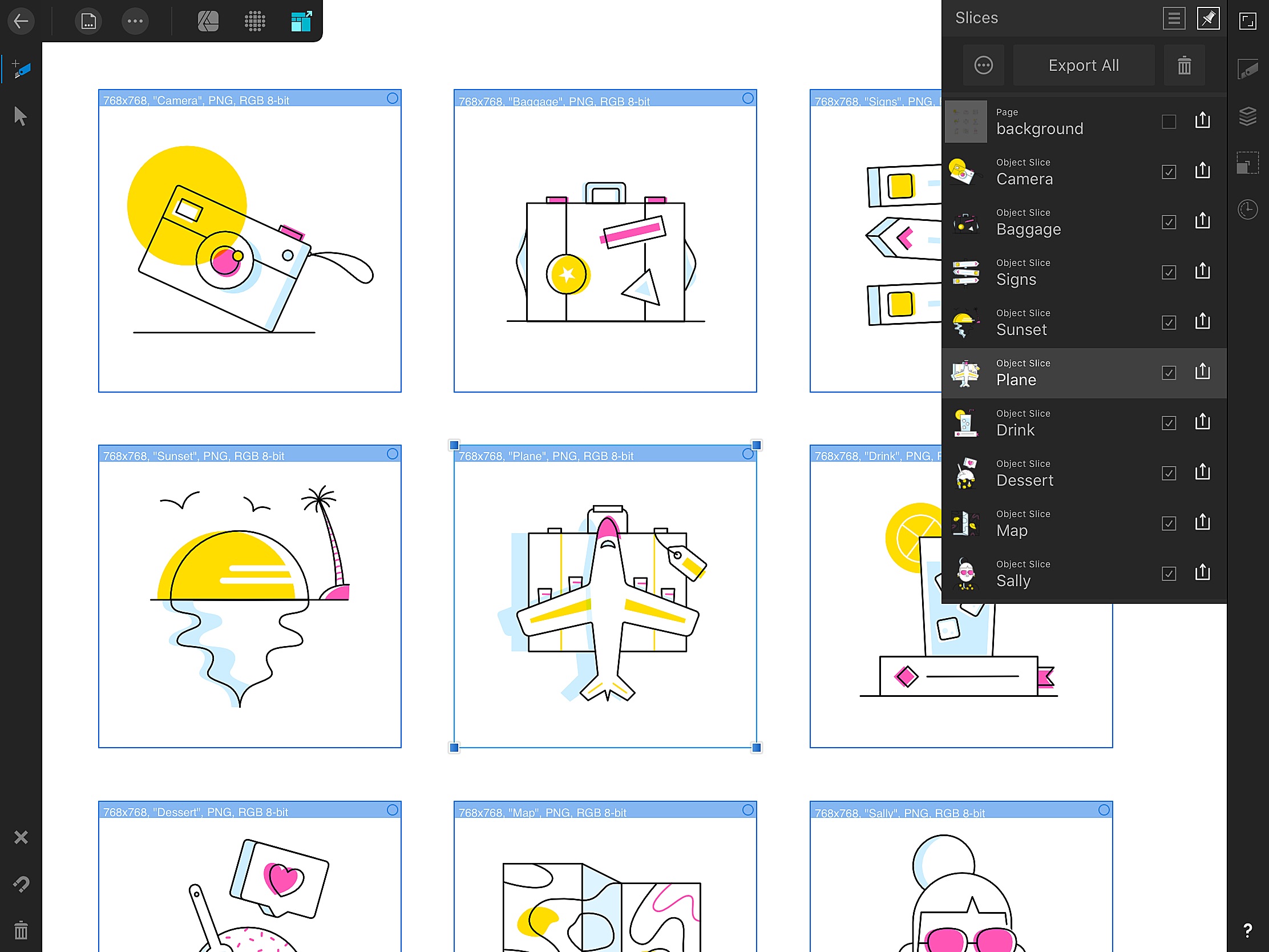 Screenshot do app Affinity Designer