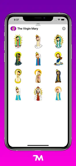 Game screenshot Virgin Mary Stickers apk