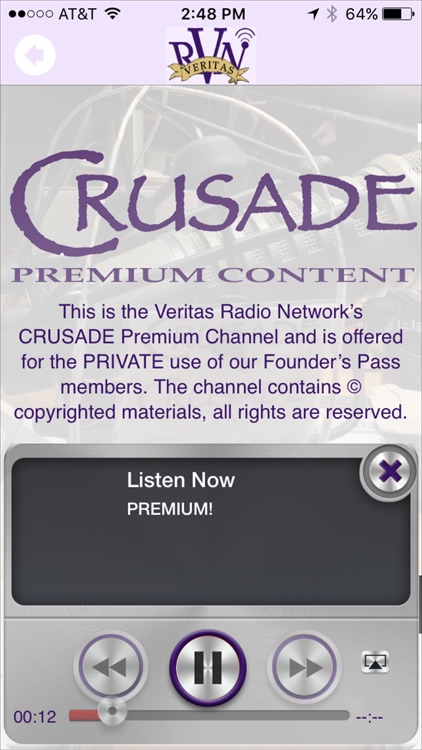 CRUSADE Channel Radio