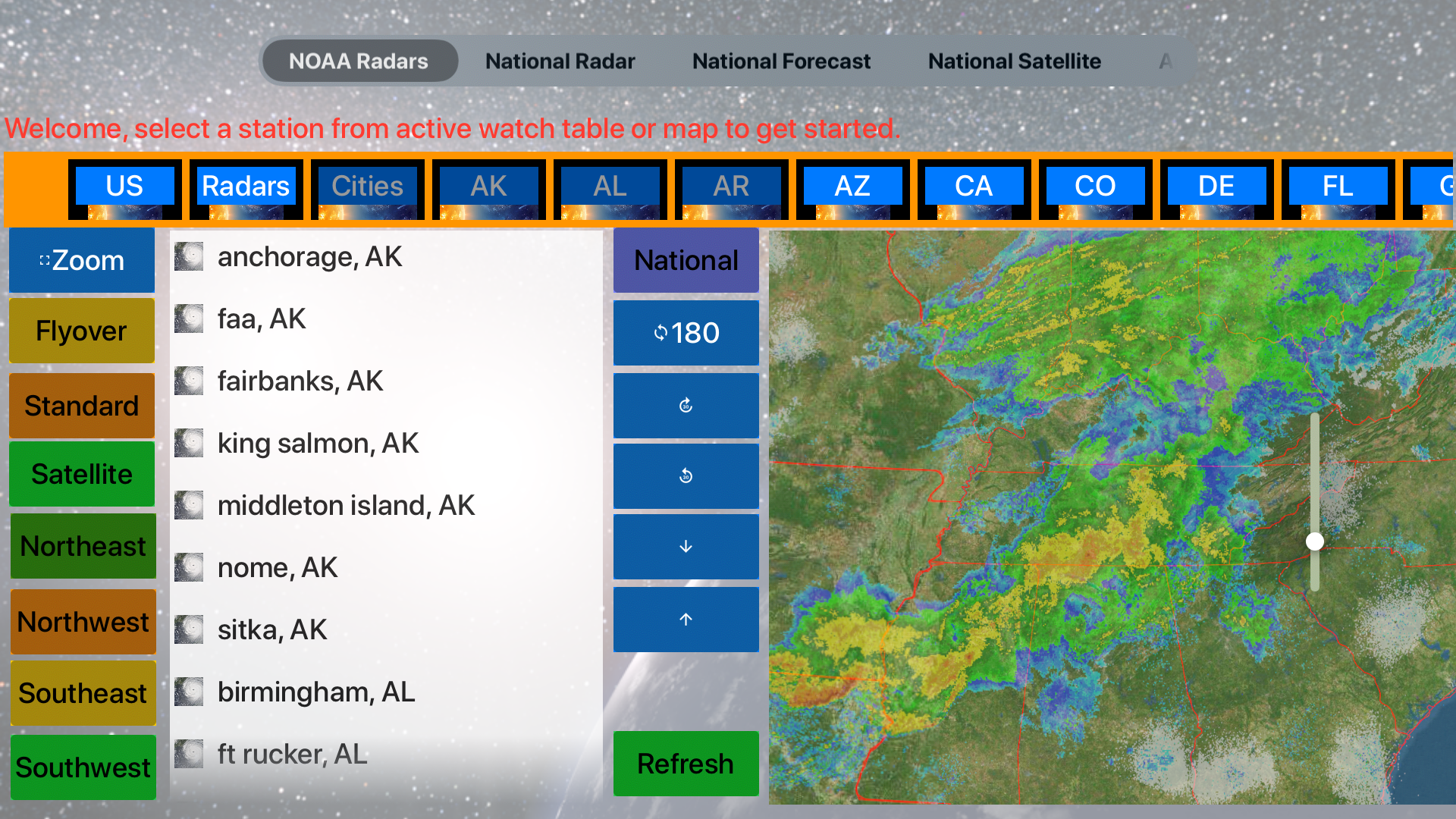 US NOAA Radars 3D Lite