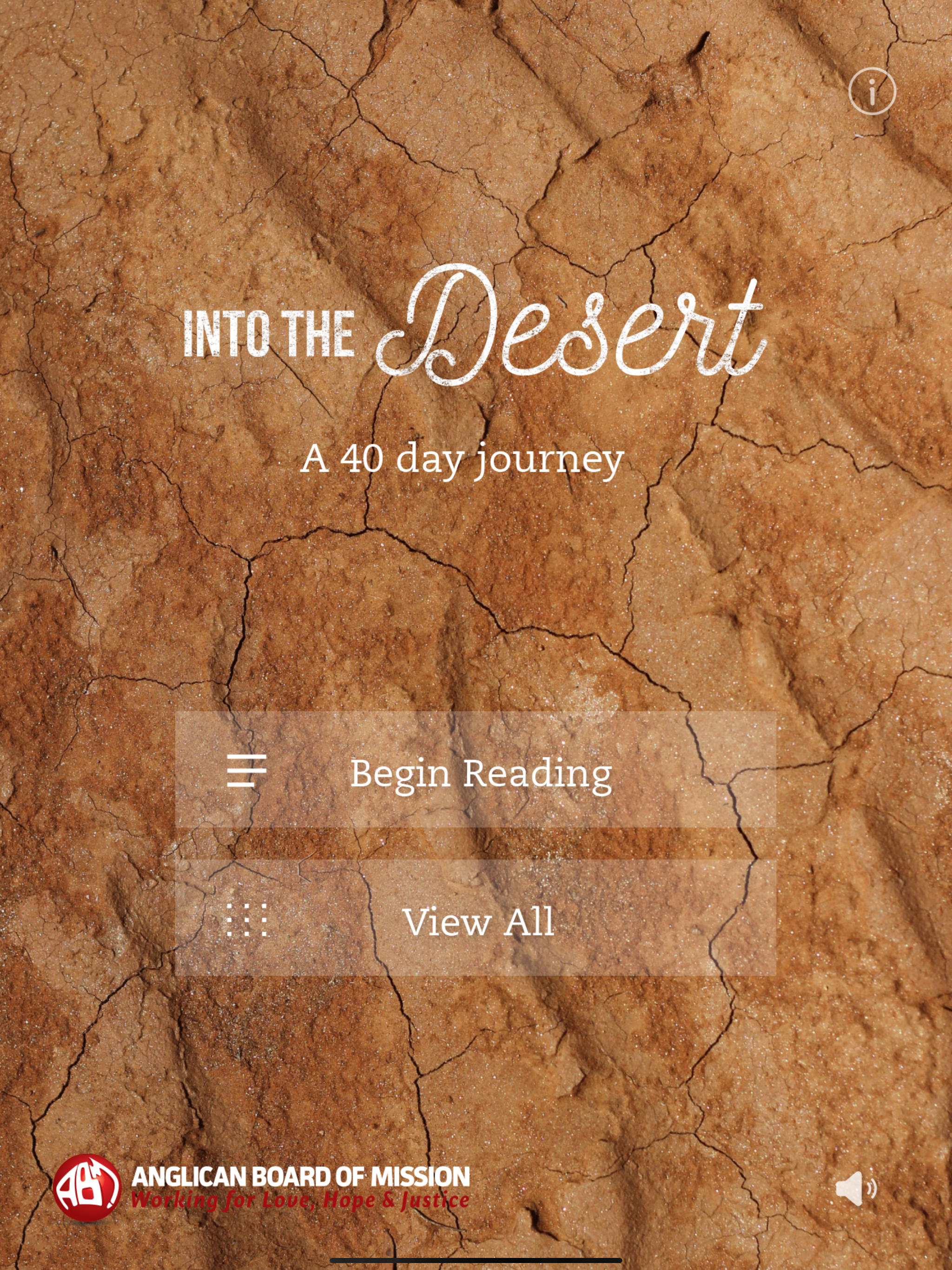 Into the Desert