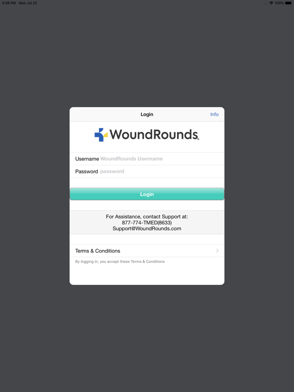 WoundRounds iPad screenshot 2 - Medical app
