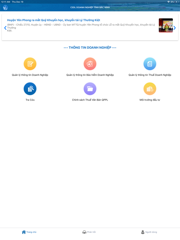 Screenshot #4 pour CSDL Doanh nghiệp Bắc Ninh
