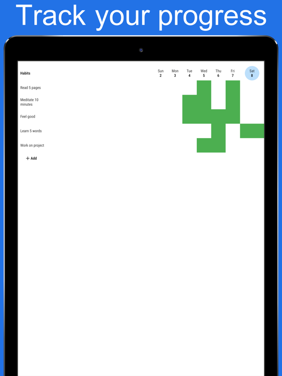 Screenshot #4 pour Track habit