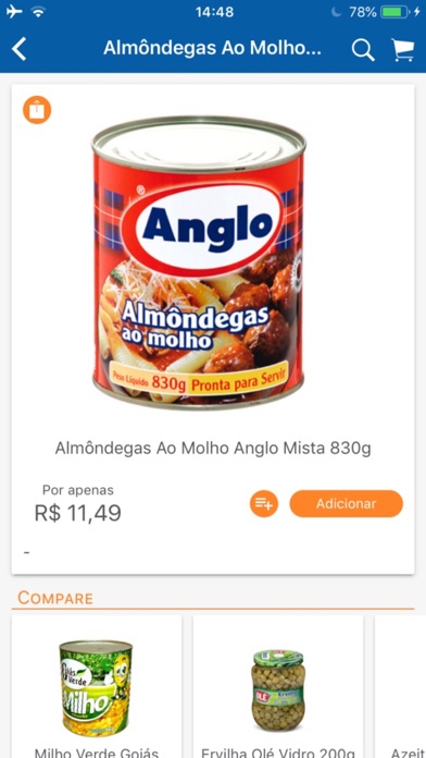 PaguePouco Supermercado Online Screenshot