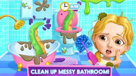 Sweet Baby Girl Hotel Cleanup