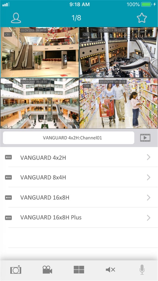 #1. eFVMS by Everfocus V2.0 (iOS) 由: EverFocus Electronics Corp.