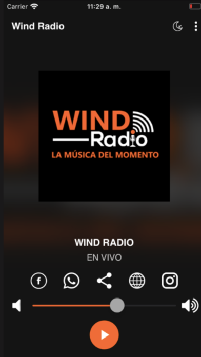 Screenshot #1 pour Wind Radio