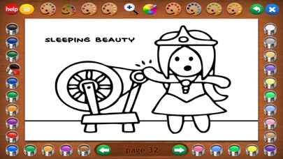 Fairy Tales Coloring Book Screenshot