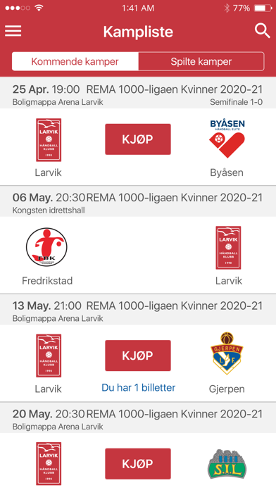 Screenshot #2 pour Larvik håndball