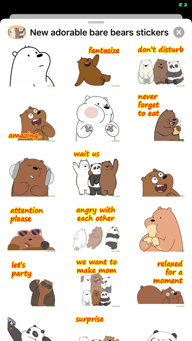 Screenshot #3 pour New Adorable Bare ; Bears Stic