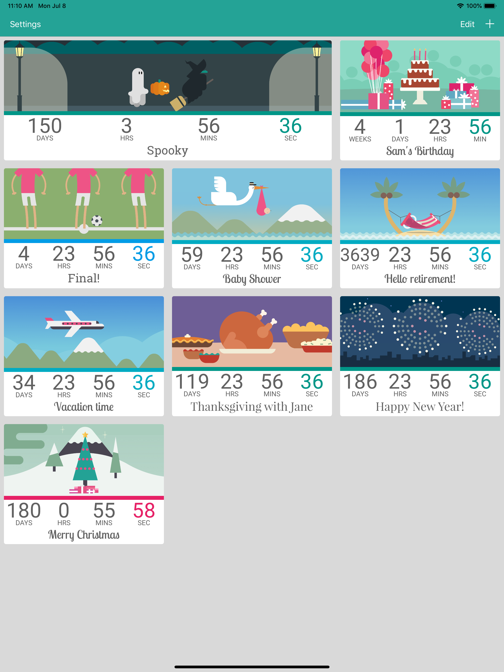 Countdown by timeanddate.com screenshot 6