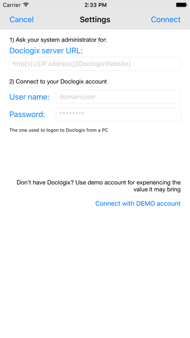 Screenshot #2 pour DocLogix Mobile workplace