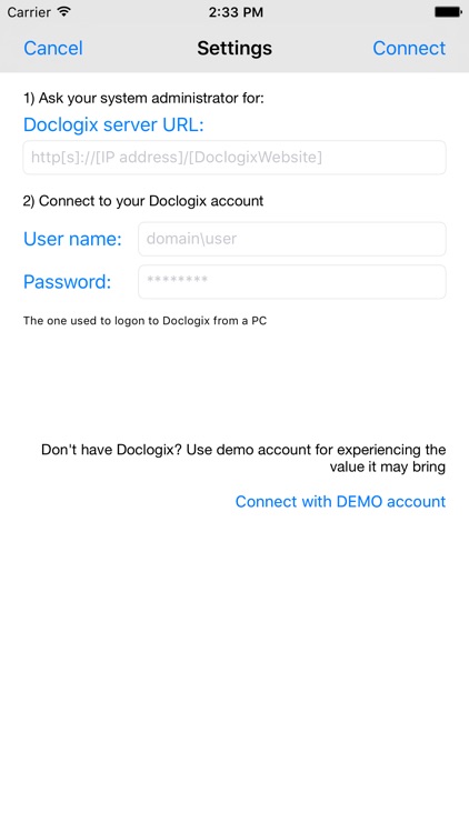 DocLogix Mobile workplace