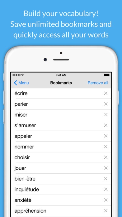 French Dictionary & Thesaurus Screenshot