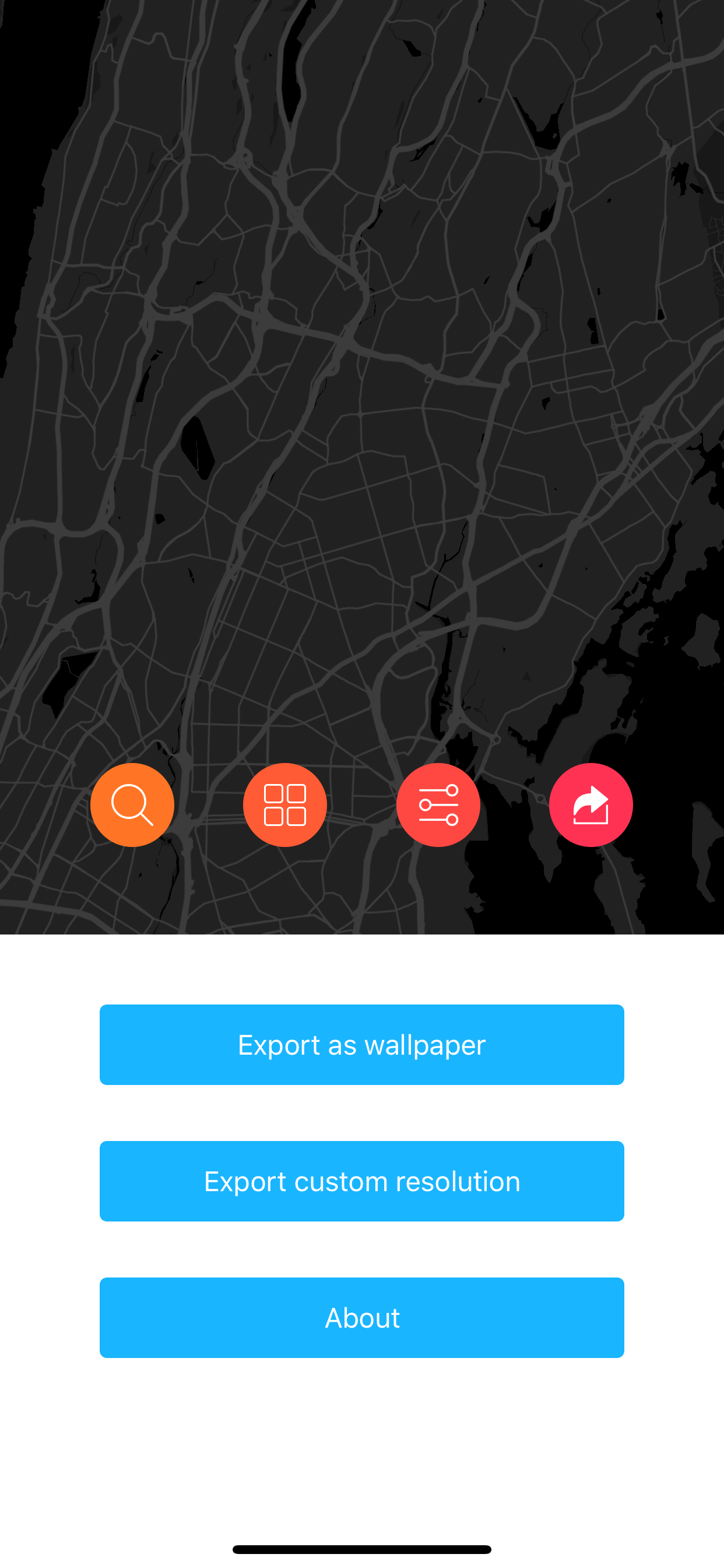 ArtMap - Use map as wallpaper