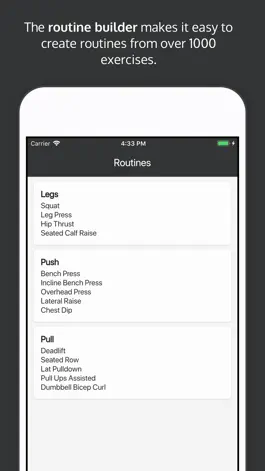 Game screenshot JustLift - Workout Logger apk