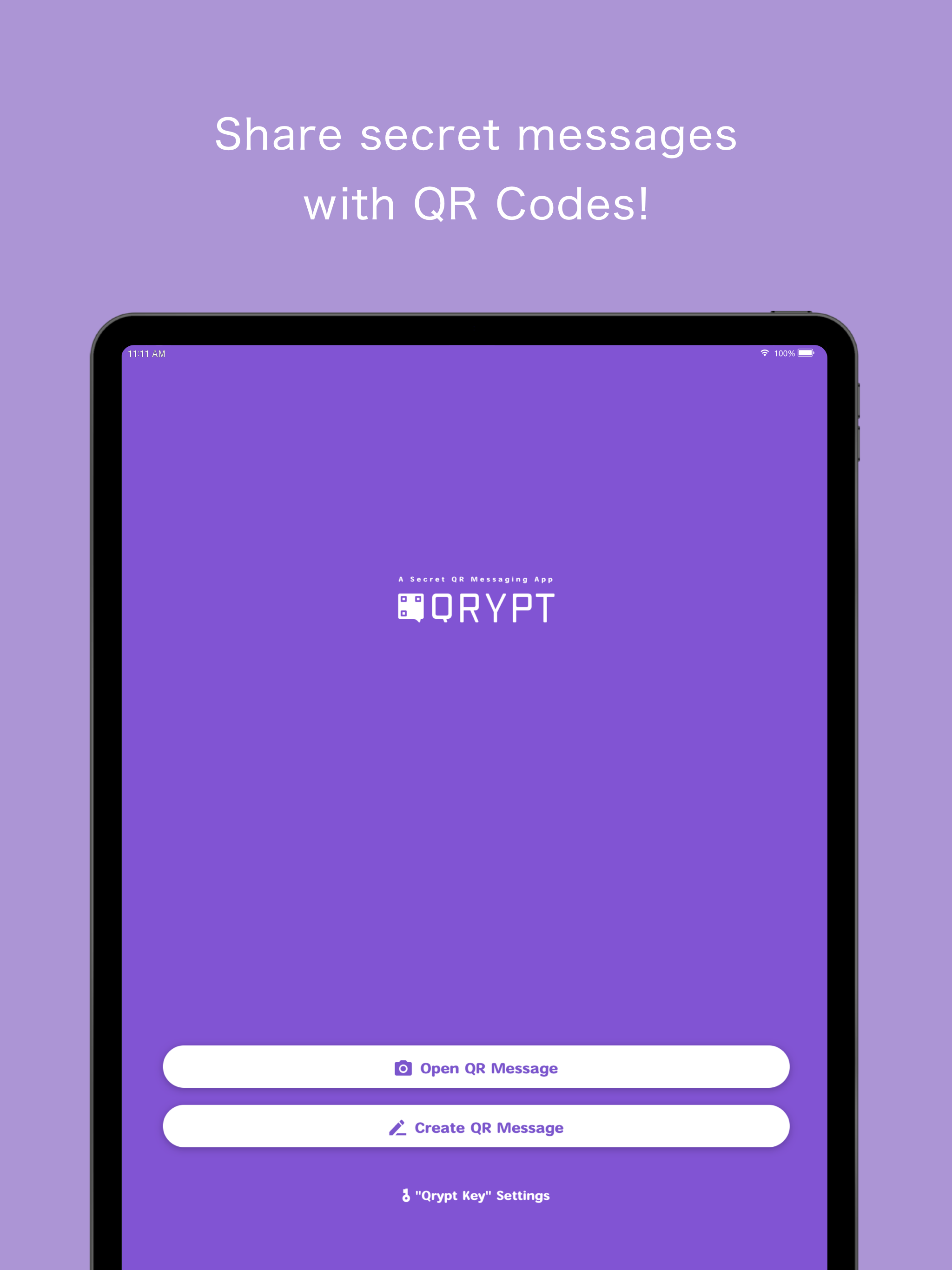 QRYPT - Secret QR Messages -