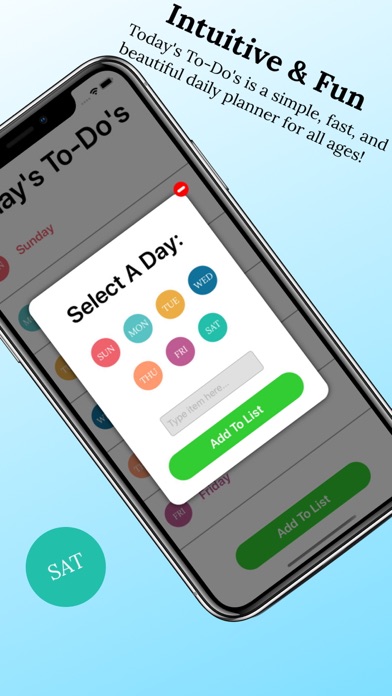 Today's To-Do's iPhone screenshot 4 - Productivity app
