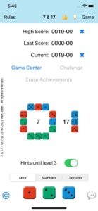 7 & 17 - Dice Block Puzzle screenshot #1 for iPhone