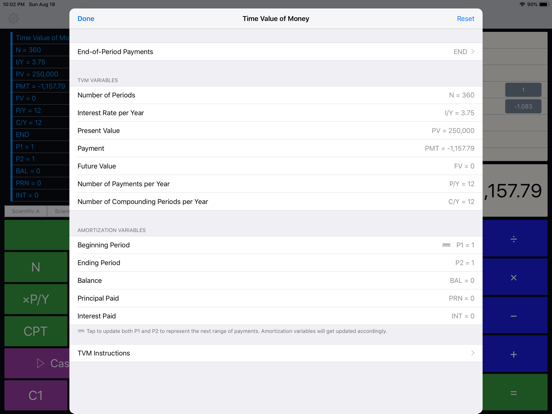 Financial Calculator+++ iPad screenshot 4 - Finance app