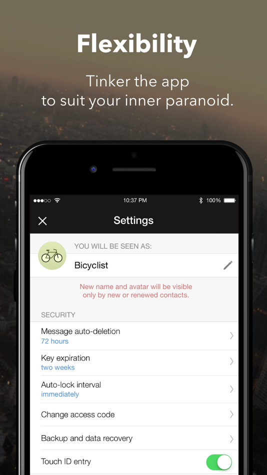 #5. Blitz – Secure Chat (iOS) Podle: Blitz Sec