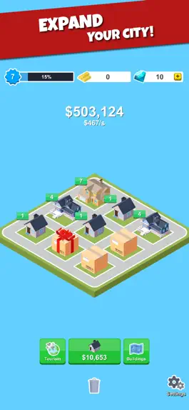 Game screenshot Merge City - Idle Click Tycoon apk