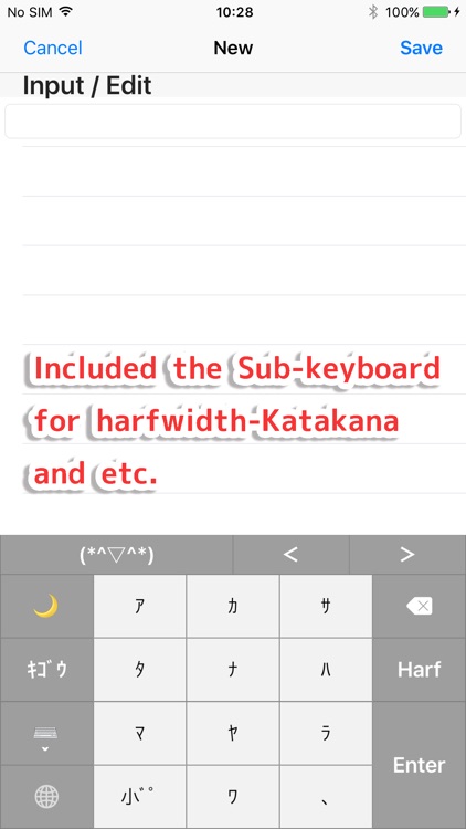 Editable Keyboard