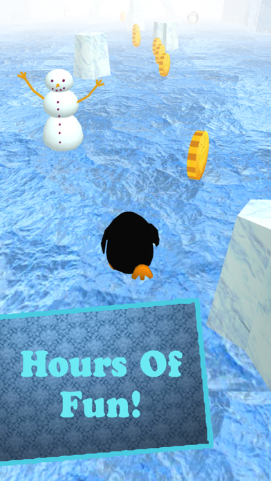 Penguin Run 3D HD Screenshot