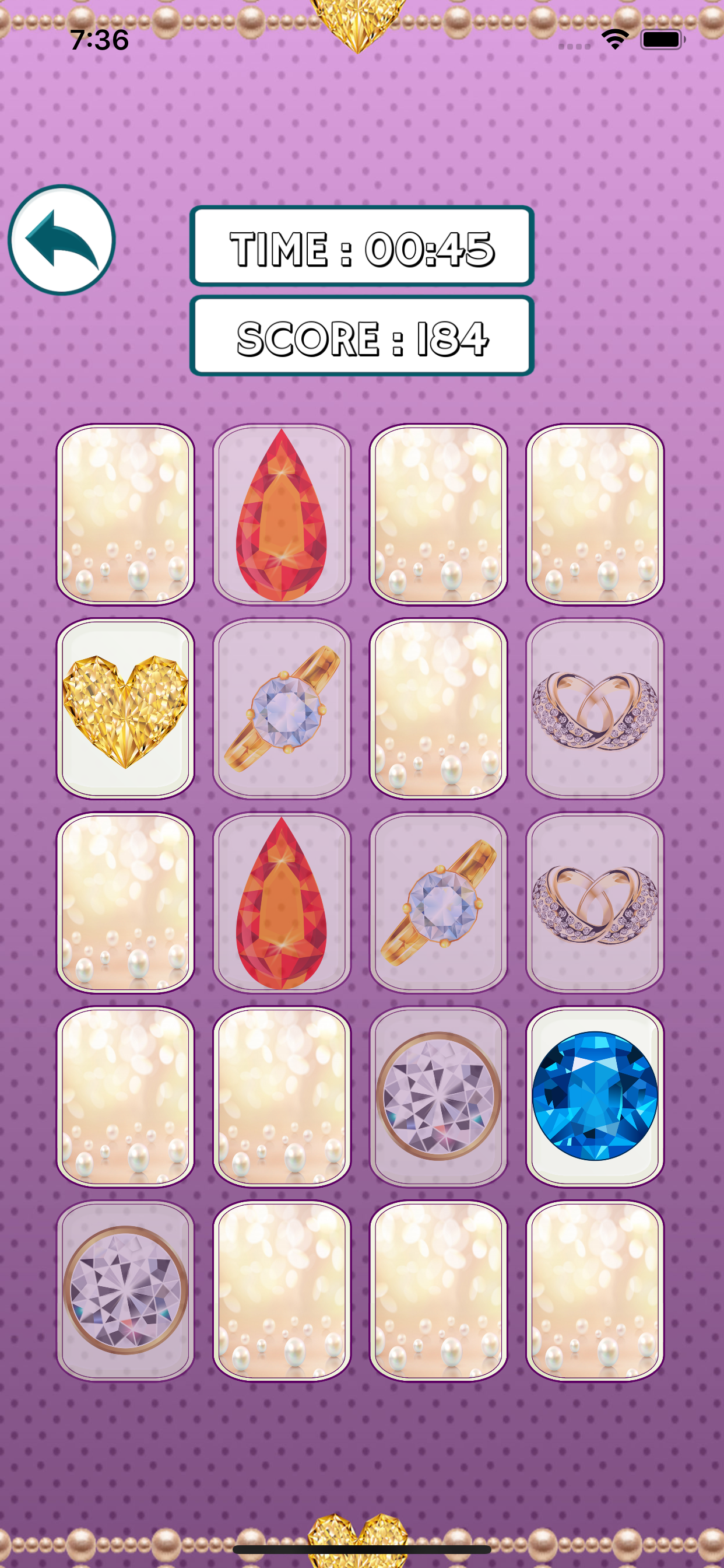 Memory Matches Brain Game