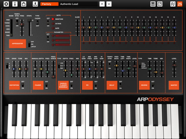 ARP ODYSSEi スクリーンショット