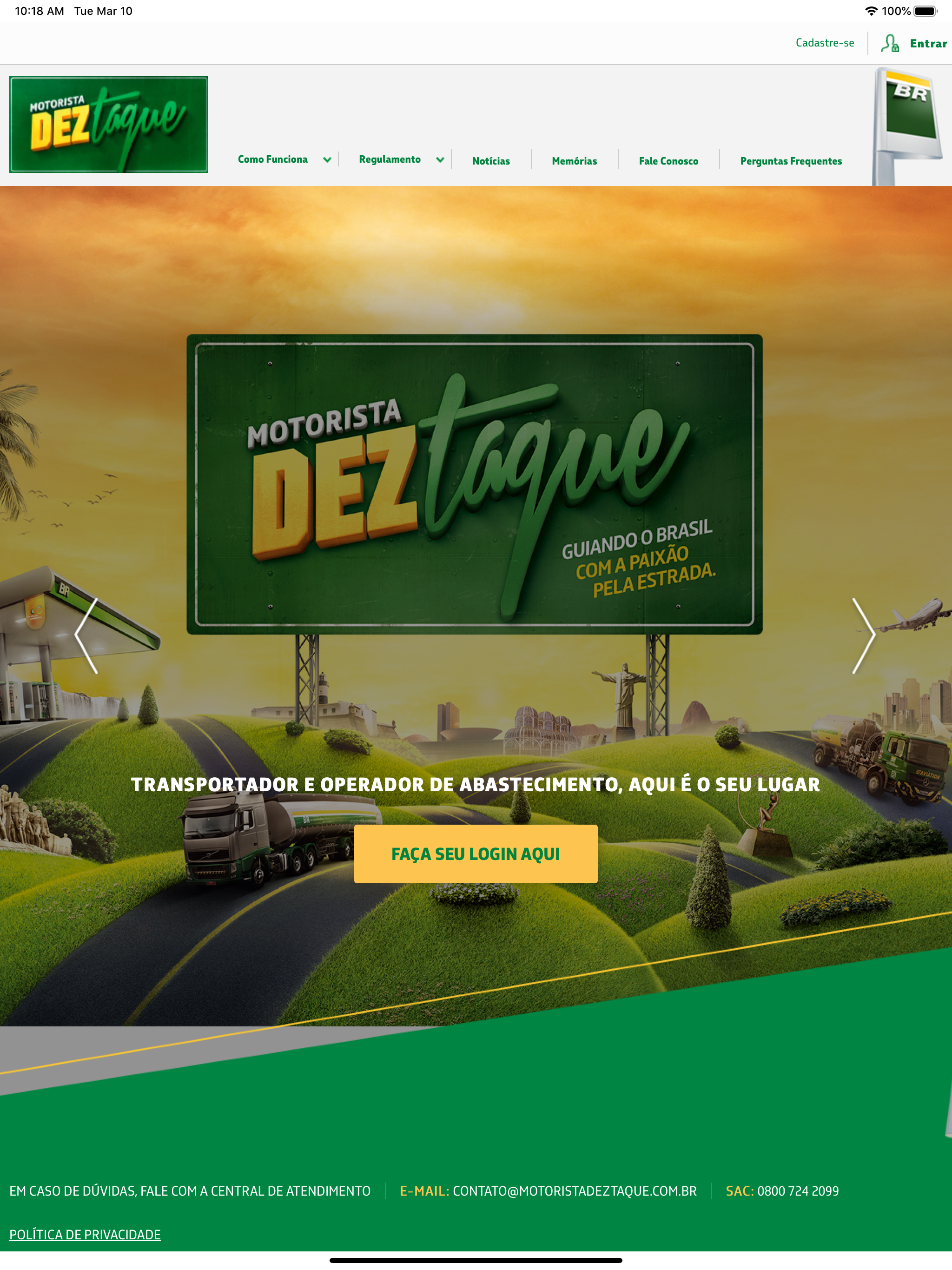 Motorista DEZtaque