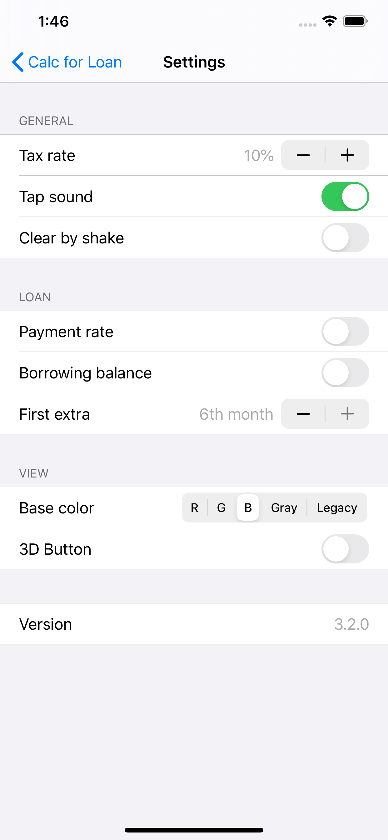 Calc for Loan