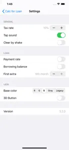 Calc for Loan screenshot #5 for iPhone