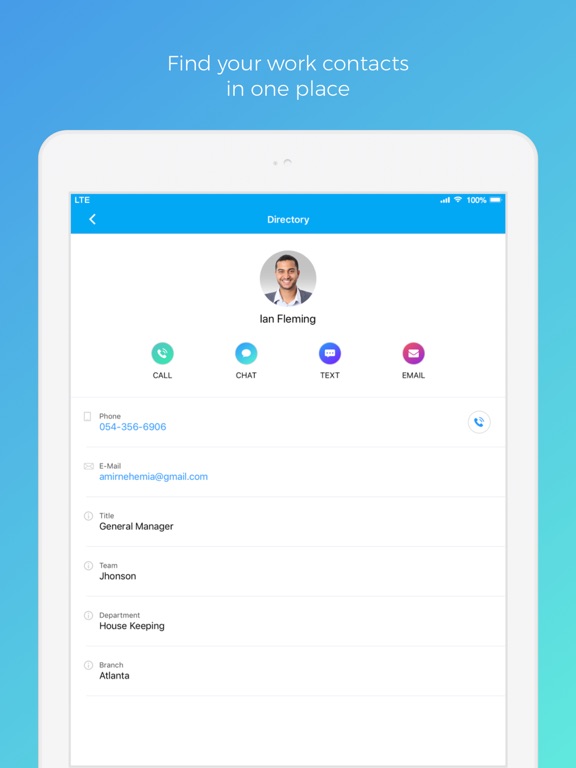 Connecteam Kiosk iPad screenshot 4 - Business app