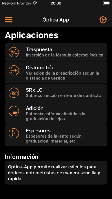 Screenshot #1 pour Optica-App
