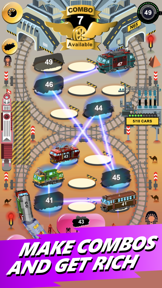 #4. Train Merger (iOS) 来自: No Six Five