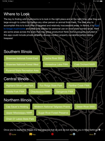 Illinois Mushroom Forager Map!のおすすめ画像6