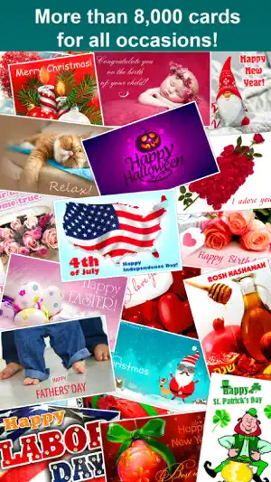 Birthdays greeting cards screenshot 1