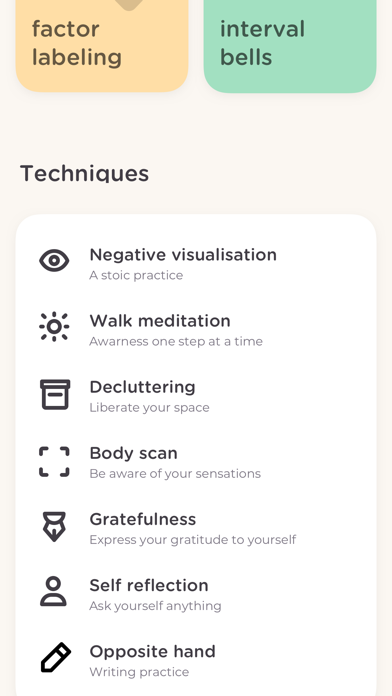 present - mindfulness journal iPhone screenshot 9 - Health & Fitness app