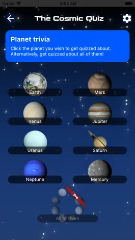 Game screenshot The Cosmic Quiz apk
