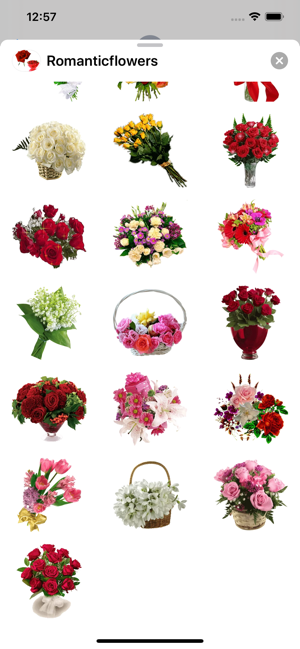 New romantic Flowers Stickers(圖3)-速報App