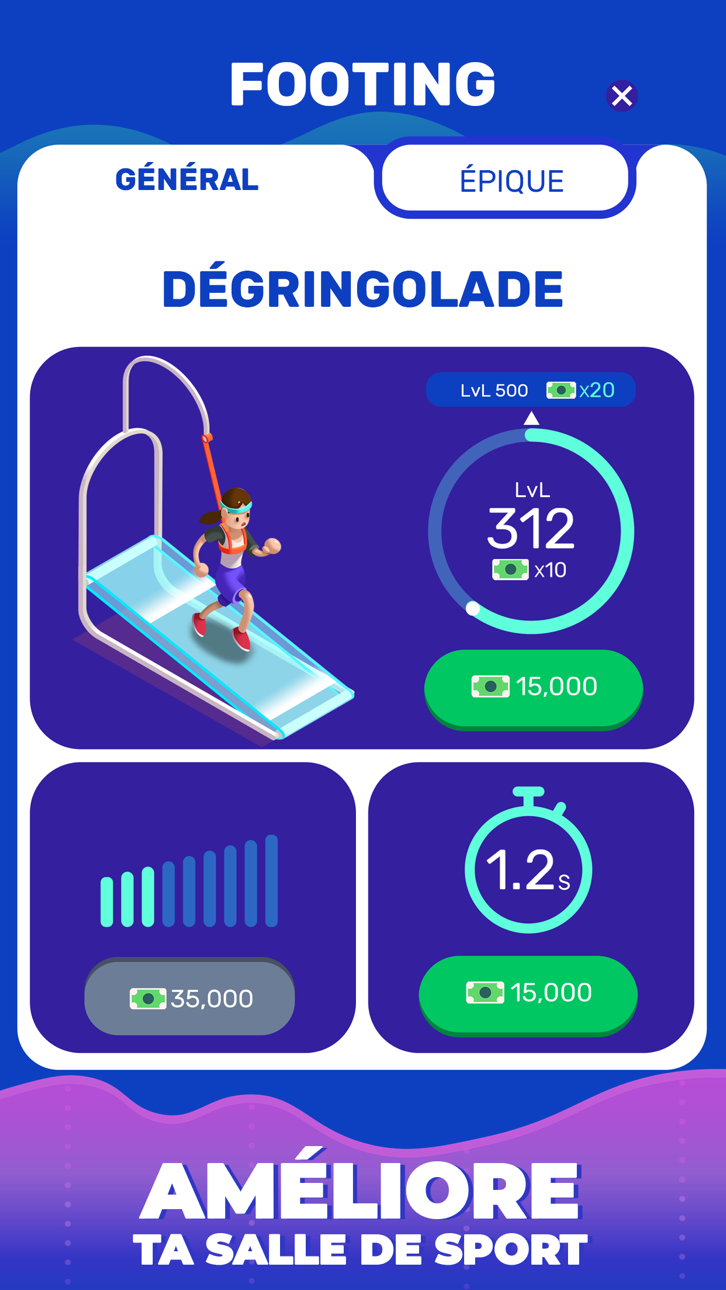 Idle Fitness Gym Tycoon - Game Hack screenshot 3 - iOS game interface