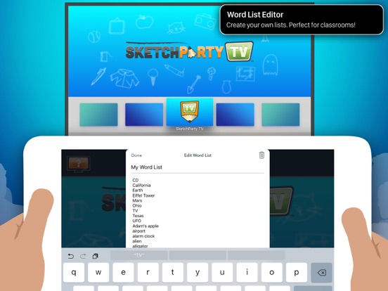 SketchParty TV iPad app afbeelding 5