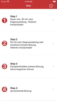 pph - peripartale blutung iphone bildschirmfoto 1